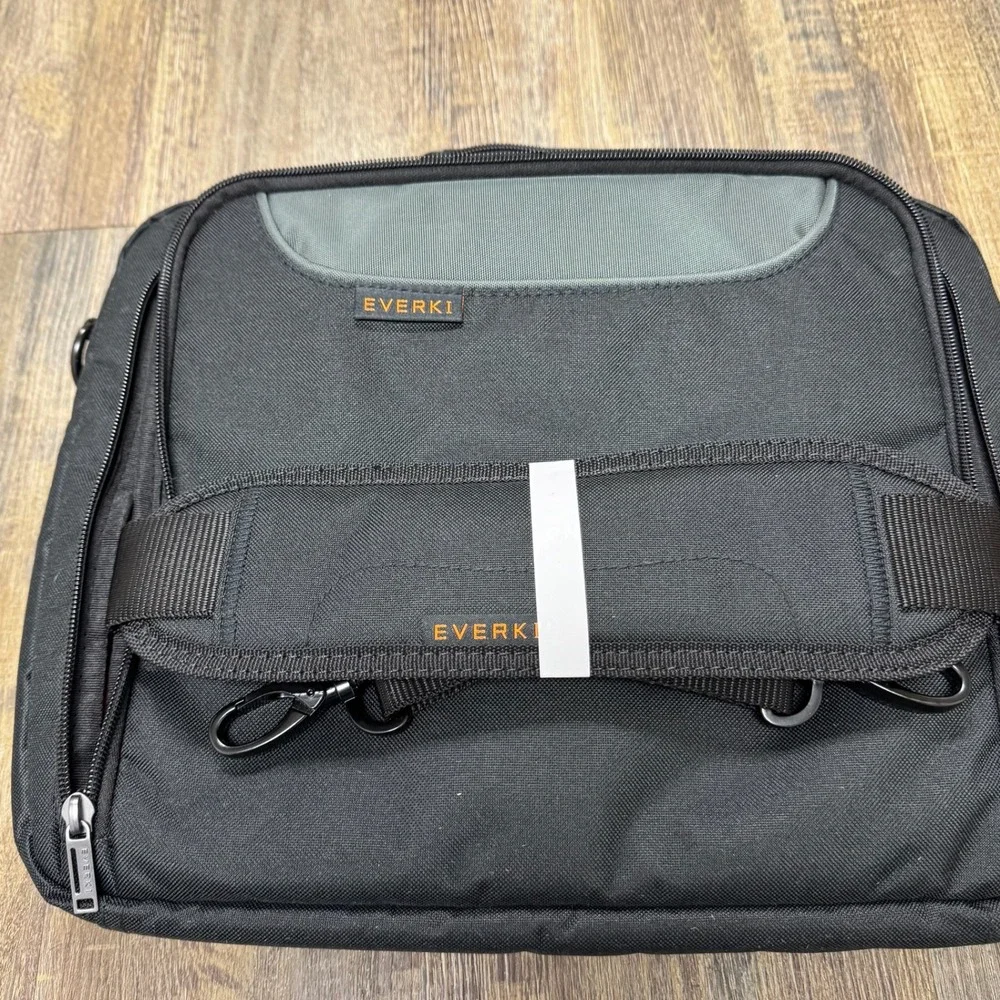 Everki Black Laptop Briefcase Messenger‎ Bag Business Travel Office